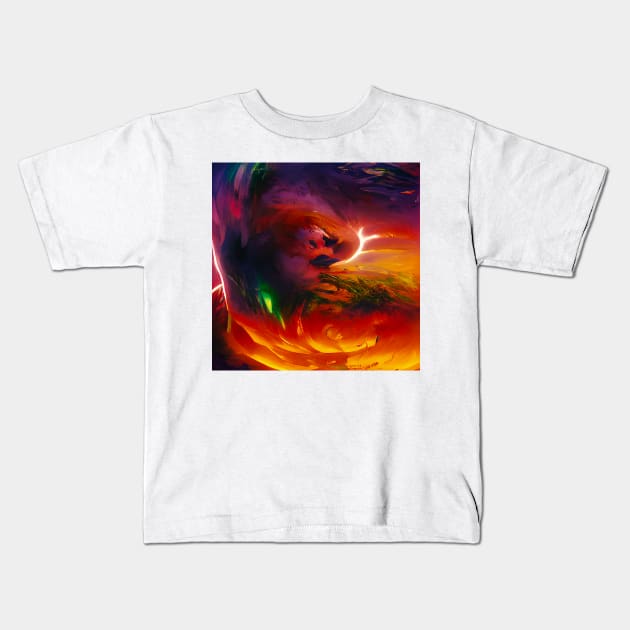 Magma Kids T-Shirt by Mihadom